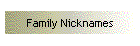 Family Nicknames